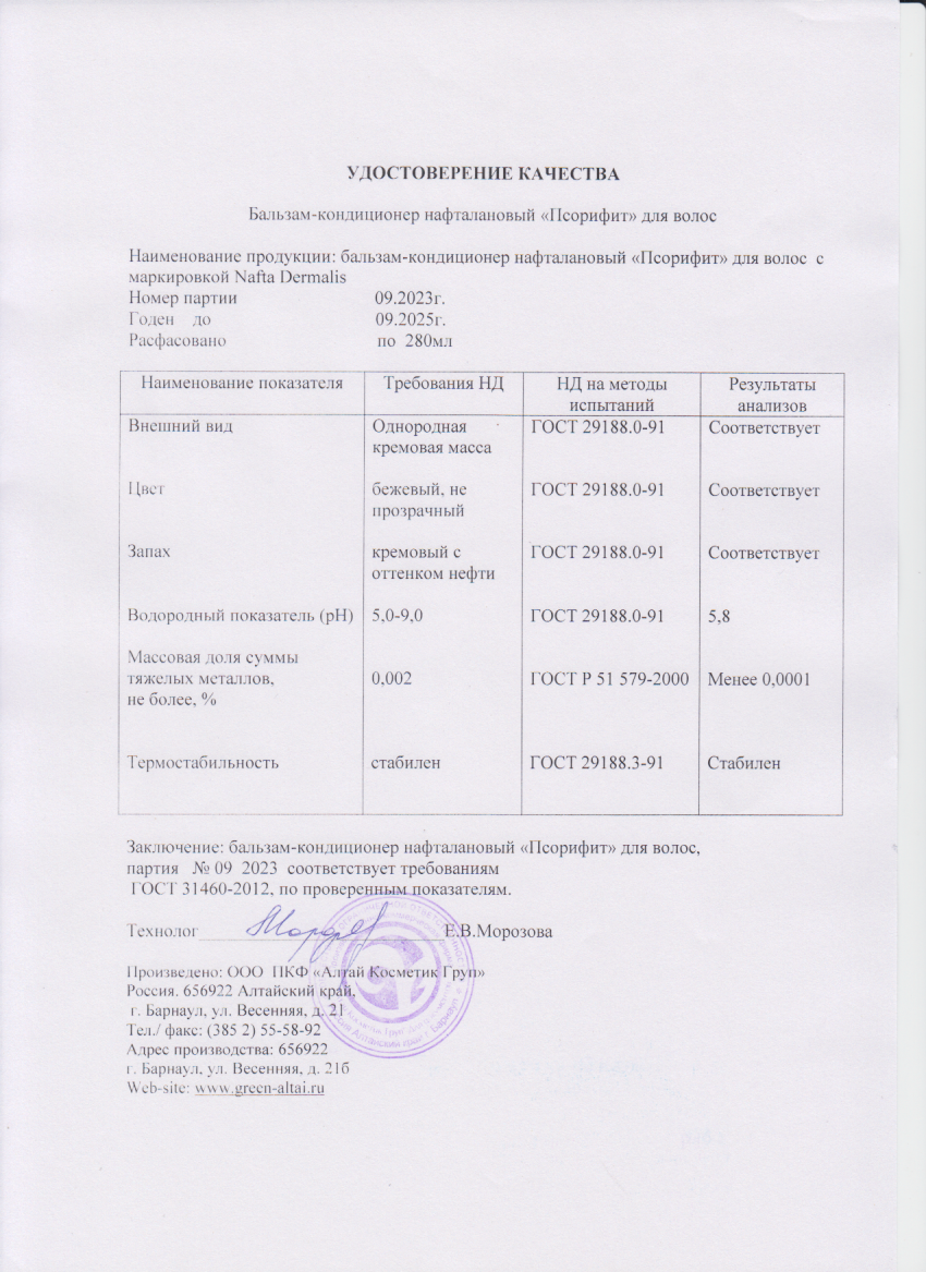 Паспорт №092023